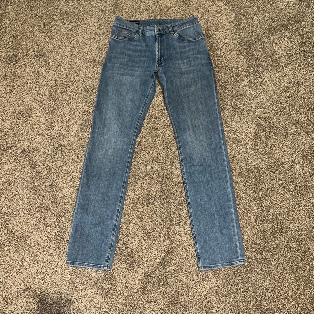 Peter Millar Blue Straight Men Jeans